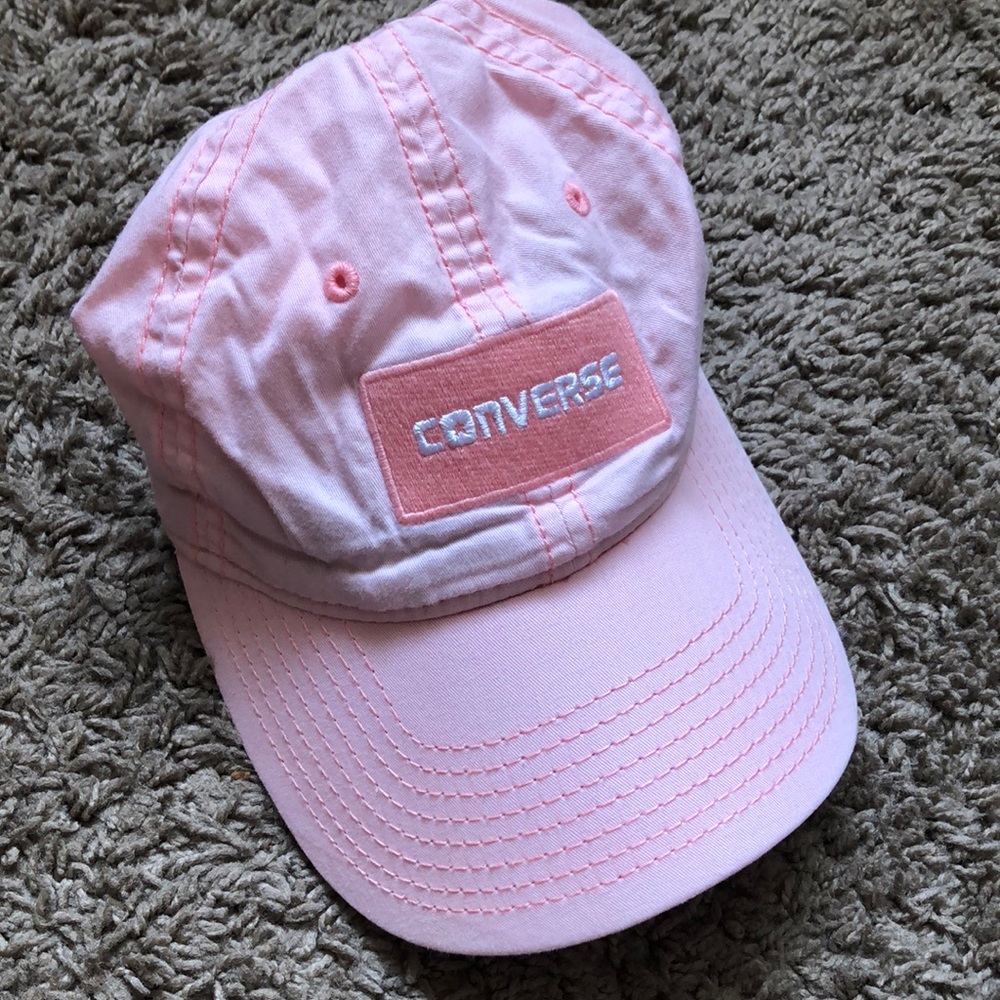 Converse light pink dad hat